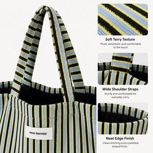 Bolsa de Cosméticos Personalizada con Cierre, Bolsa de Aseo con Logotipo Bordado, Bolsa de Algodón Colorida para Herramientas de Peluquería, Bolsa de Playa - Product Image 3