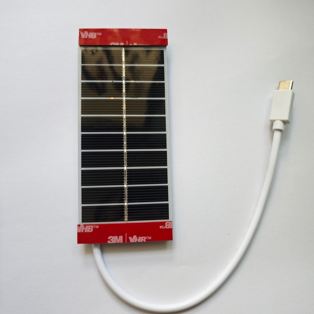 Shenzhen Factory 5V 200MA 1W Outdoor Small Solar Panels  PET Mini Solar Panel with Sticker