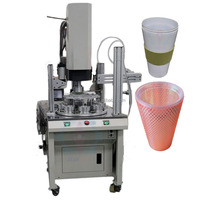 Machine de soudage par friction à pression Hanshu New PP pour filtre purificateur d'eau, avec contrôle PLC, haute précision, diamètre réglable