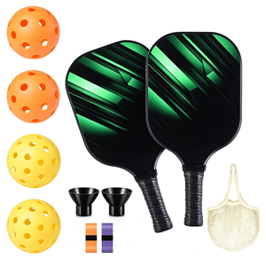Paleta de Pickleball Ligera y Dinámica con Núcleo de Madera de Álamo, Diseño Sólido Rosa y Morado, Agarre Antideslizante Moderno, para Adultos, Todas las Estaciones - Product Image 1