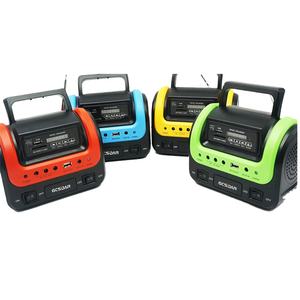 <b>Solar</b> Emergency Light System With Backup Battery <b>Solar</b> <b>Charging</b> And Multiple Output Ports For Power Outage - Product Image 1