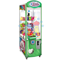 Équipement de jeux vidéo d'intérieur d'une ville, machine à jeux d'arcade, jouet, grue à griffes en 3d, à vendre