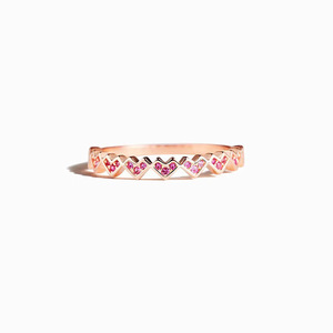 Mini anello a forma di cuore per donna, dolce ed elegante, alla moda, da indossare ogni giorno, regalo di gioielli per feste - Product Image 5