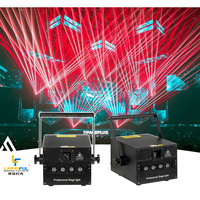 Club Iluminación láser por DMX 512 y FB3 FB4 pangolin software Precio de fábrica 12W Dj Rgb Animación 45Kpps escáner Luz de escenario