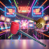Pièces détachées pour jeux d'arcade à monnayeur en métal et plastique, accessoires pour machine de jeu King Hammer, pièces de rechange pour modèle 386 manuel