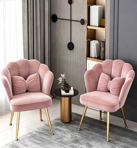 Sillón Individual Moderno para Sala de Estar, Juego de Muebles para Sala de Estar, Sillón de Lujo de Terciopelo para la Sala de Estar - Product Image 1
