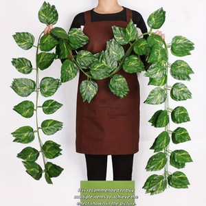 Ning Chen Artificial Ivy Vine 240cm Green <b>Leaf</b> Garland For <b>Wall</b> Hanging <b>Decor</b> - Product Image 2
