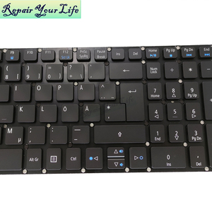<span class=keywords><strong>Teclado</strong></span> genuino para portátil con retroiluminación sueca SD para Acer Aspire R15 R5-571 R5-571T R5-571TG LV5P_A52BWL NKI151705B NSK-REEBU 0W - Product Image 2
