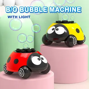 Детская игрушка с пузырьками, автоматическая машина для выдувания пузырьков божьей коровки с пузырьками, детские игрушки с пузырьками