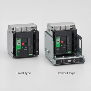 เบรกเกอร์อากาศ MasterPact MTZ1 แบบ 3P 4P 630A 800A 1000A 1250A 1600A ชนิดแบบยึดติดและแบบดึงออกได้ (Fixed Drawout Type) สวิตช์ ACB รุ่น MTZ108 MTZ116 - Product Image 6