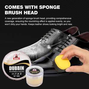 Vente en gros en usine de crème anti-moisissure pour cuir personnalisé avec éponge - Product Image 4