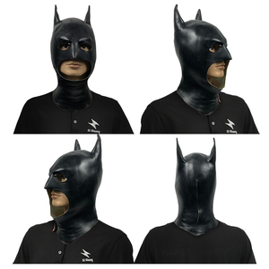 Halloween Marvel película personaje Cosplay murciélago hombre capucha máscara venta al por mayor Halloween Horror Cosplay fiesta miedo máscara - Product Image 5