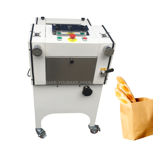 Factory Price 2 in 1 Mini Toast Baguette Moulder Machine Dough Pressing Machine for Bakery Ready Stock YKZ-380
