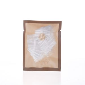 Gorro de ducha desechable, cubierta transparente de plástico PE, impermeable, de alta calidad, para salón de belleza - Product Image 4