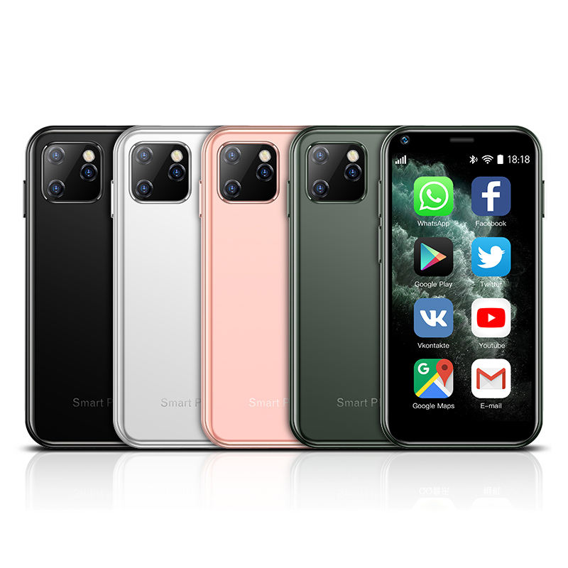 SOYES XS11 Super Mini Smart Phone Android 1GB RAM 8GB ROM Quad Core  Google Play Store 3G Cute Small Celular Mobile Phone