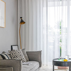 Innermor-Cortinas <span class=keywords><strong>de</strong></span> tul <span class=keywords><strong>de</strong></span> decoración sólida personalizadas, sala <span class=keywords><strong>de</strong></span> estar estilo japonés coreano para, dormitorio, <span class=keywords><strong>cocina</strong></span>, ventanas - Product Image 2