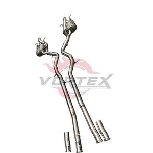 ท่อไอเสียแบบ Catback พร้อมวาล์ว Vortex SS304 สแตนเลส สำหรับรถเบนซ์ W223 S400 S450 ปี 2020-2025 รถซีดานหรูหรา - Product Image 3
