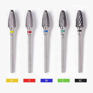 2.35mm <b>Tungsten</b> Steel Oval Nail Drill Bit Grinding Head for Nail Polishing and Gel Removal - Product Image 1