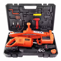 Cric de voiture Clé à chocs électrique 45cm 5 tonnes Crics de voiture 120w 12v Kit de crics de levage pour SUV Outils de réparation Cric de voiture horizontal