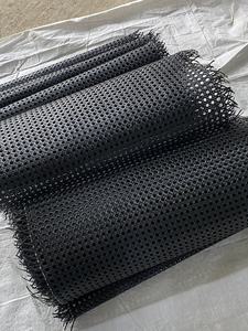 Gran oferta, Material tejido de ratán de caña sintética gris oscuro, rollo de malla de plástico liso ajustable para proyectos de muebles DIY, reutilizable - Product Image 3
