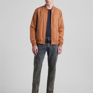 2026 Best Design Light <b>Weight</b> Men's <b>Stand</b> Collar Bomber Jacket Breathable Eco-Friendly Quick Dry Winter Wear Canvas Polyester - Product Image 5