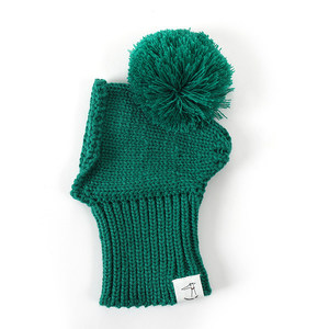 Chapeau en tricot chaud pour chien avec pompon et cache-cou pour <span class=keywords><strong>lévrier</strong></span> <span class=keywords><strong>italien</strong></span>, whippet, petits chiens - Accessoires d'hiver pour animaux de compagnie - Product Image 6