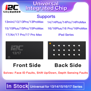 Puce intégrée universelle I2C pour réparation de matrice de points Face ID des séries <span class=keywords><strong>iPhone</strong></span> X, 11, 12, <span class=keywords><strong>13</strong></span>, 14, 15, 16, 17 – Câbles flexibles pour téléphone portable - Product Image 2