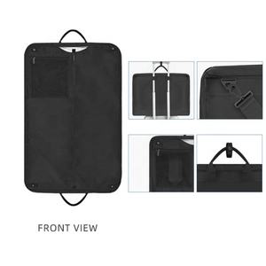 Factory Customized Waterproof Folding Polyester Garment <b>Bag</b> Reusable Portable Black Dress Suit Cover for <b>Clothing</b> - Product Image 4