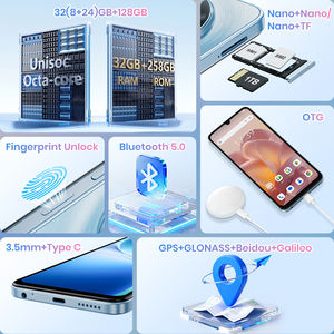 Fossibot Nuovo Arrivo Smartphone S5Pro Design Definitivo Telefono Cellulare Android 15 Telefono per Fotografia alla Moda con 8GB+256GB di Memoria - Product Image 5