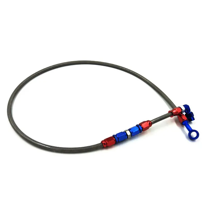 Freni per moto ad aria flessibile idraulica ad alta pressione all'ingrosso ptfe an3 tubo freno linee intrecciate