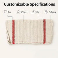 Serviette de cuisine en microfibre personnalisée en gros, serviette en coton gaufré, fabricant de serviettes en coton pour machine de nettoyage