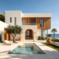 Prix d'usine – Villa préfabriquée modulaire à deux étages en structure acier de style moderne, idéale pour les centres de villégiature