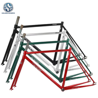 Cadre de vélo en acier chromoly, suspension et pièces de mise à niveau, accessoires de cyclisme
