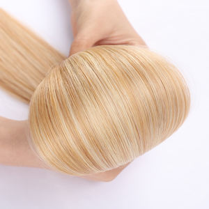 Venta al por mayor 100% Extensiones de Cabello Virgen Rojo Rizado Ruso Doble Mano Atada Real Premium Genius PU Agujero Trama 4nn Grado - Product Image 3