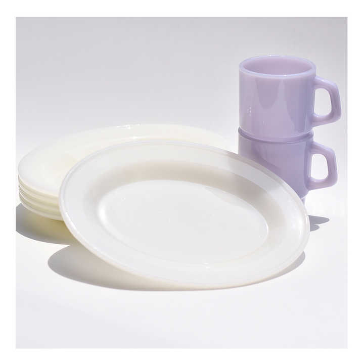 Wholesale Custom Logo Purple Eco Friendly Espresso Jade Mug Drinking Glass Coffee Cup Tea Mug