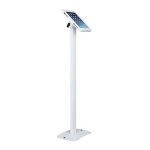 מתכוונן אלומיניום לוח רצפת stand מחזיק 360 תואר מסתובב handfree אנטי גנב עבור ipad tablet pc רצפת stand מחזיק