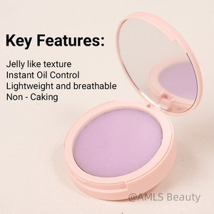 Matte Jelly kết cấu kiểm soát dầu ép bột Talc miễn phí Matte kết thúc lỗ chân lông vô hình lâu dài hoàn thiện khuôn mặt thiết lập bột - Product Image 3