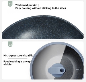 Sartén Antiadherente de Aluminio Microporosa, Super Resistente, Universal, Apta para Horno, Precio de Fábrica al por Mayor - Product Image 5