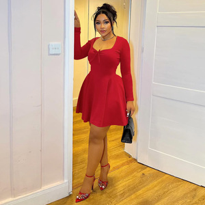 knee length dresses for ladies The Supima® Cotton Midi Shirt Dress main image 1