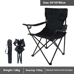 Ultra-Light Modern Aluminum Portable Single Seat Garden Outdoor Chair <b>Backrest</b> Foldable for Beach Camping Picnics Fishing Casual - Product Image 3