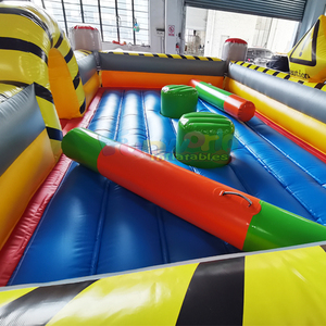 Commercial grade outdoor events kids gladiator joust arena <b>inflatable</b> meltdown wipeout <b>games</b> - Product Image 6