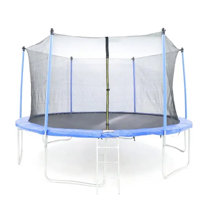 15FT Spring bett Trampolin Sicherheits netz Bungee Doppels chutz mit Reiß verschluss und Schnalle Günstiges Garten trampolin im Freien