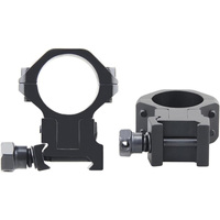 Anneaux de montage de lunette Bowei réglables en hauteur de 1 pouce, en alliage d'aluminium, pour base de 20 mm