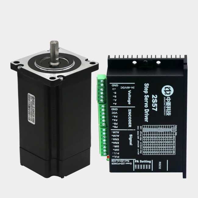 Chinese factory low noise 2 phase high torque nema24 closed loop ...