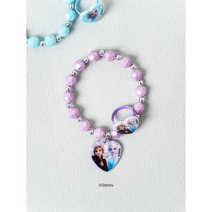 Winter Kingdom 2-Ensemble de bijoux pour enfants Hart Bracelet et bague élégants - Product Image 1