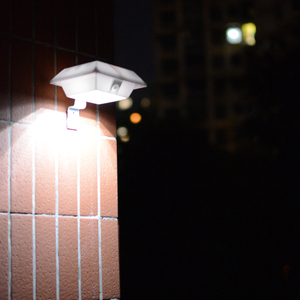 Quảng trường năng lượng mặt trời đèn sân vườn cảm biến chuyển động IP65 không thấm nước cảnh quan <span class=keywords><strong>Led</strong></span> an ninh tường năng lượng mặt trời đèn ngoài trời - Product Image 4