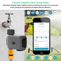 Temporizador de Riego Inteligente para Jardín con WiFi y Bluetooth, Control Remoto por Aplicación, Controlador de Riego Automático con Gateway para Césped, Patio y Plantas