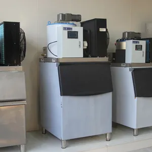 Máquina de fabricação de gelo do floco profissional, 300kg/24h, alta eficiência, automática, comercial, fabricante de gelo