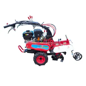 Factory price mini trencher ditcher/walk behind trencher machine/orchard ditching and ridging machine for sale