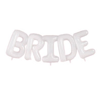 Vente en gros de ballons gonflables à lettres pour décoration de fête Ballon de 40 pouces pour lettre de mariage Bride to Be Foil